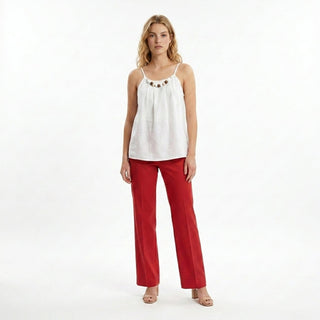 Top - Top accessorio collana LUEML289 - Bianco - VEVI