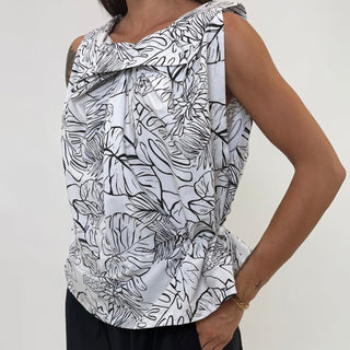 Top - Top fantasia coulisse AUEZH18M - Bianco - VEVI