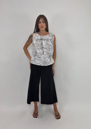 Top - Top fantasia coulisse AUEZH18M - Bianco - VEVI