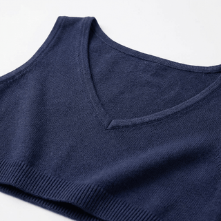 Top - Top in maglia viscosa DME9393 - Bianco - VEVI