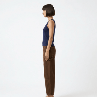Top - Top in maglia viscosa DME9393 - Bianco - VEVI