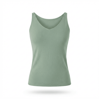 Top - Top in maglia viscosa DME9393 - Bianco - VEVI