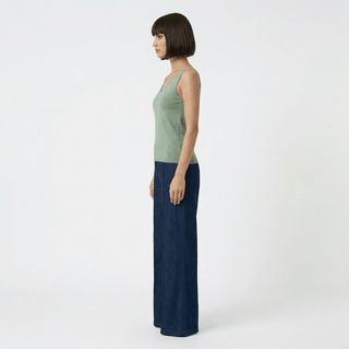 Top - Top in maglia viscosa DME9393 - Bianco - VEVI